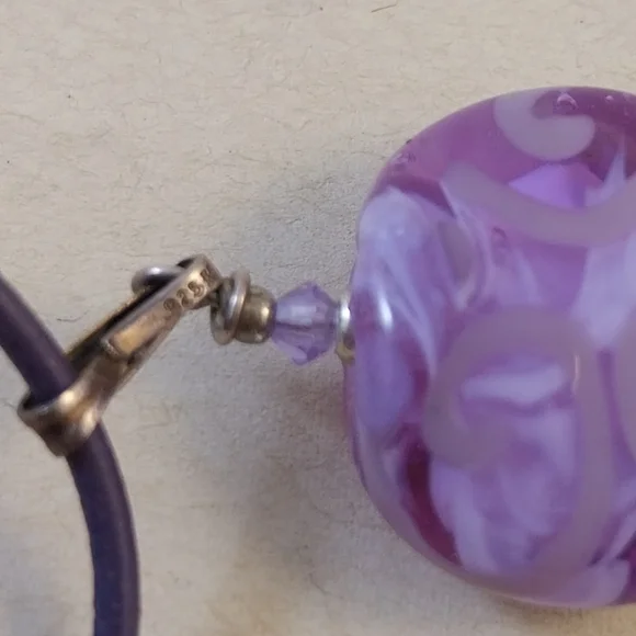 Purple Pendant Necklace - Picture 9 of 11